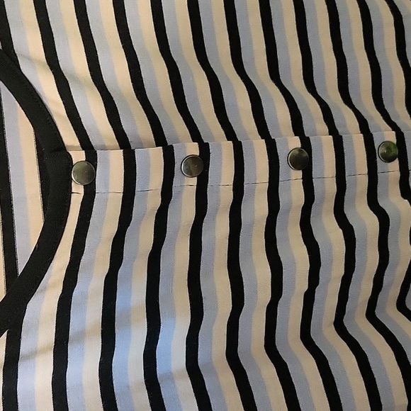 Torrid Lavender, Pink, and Black Striped Mini Dress - Picture 4 of 12